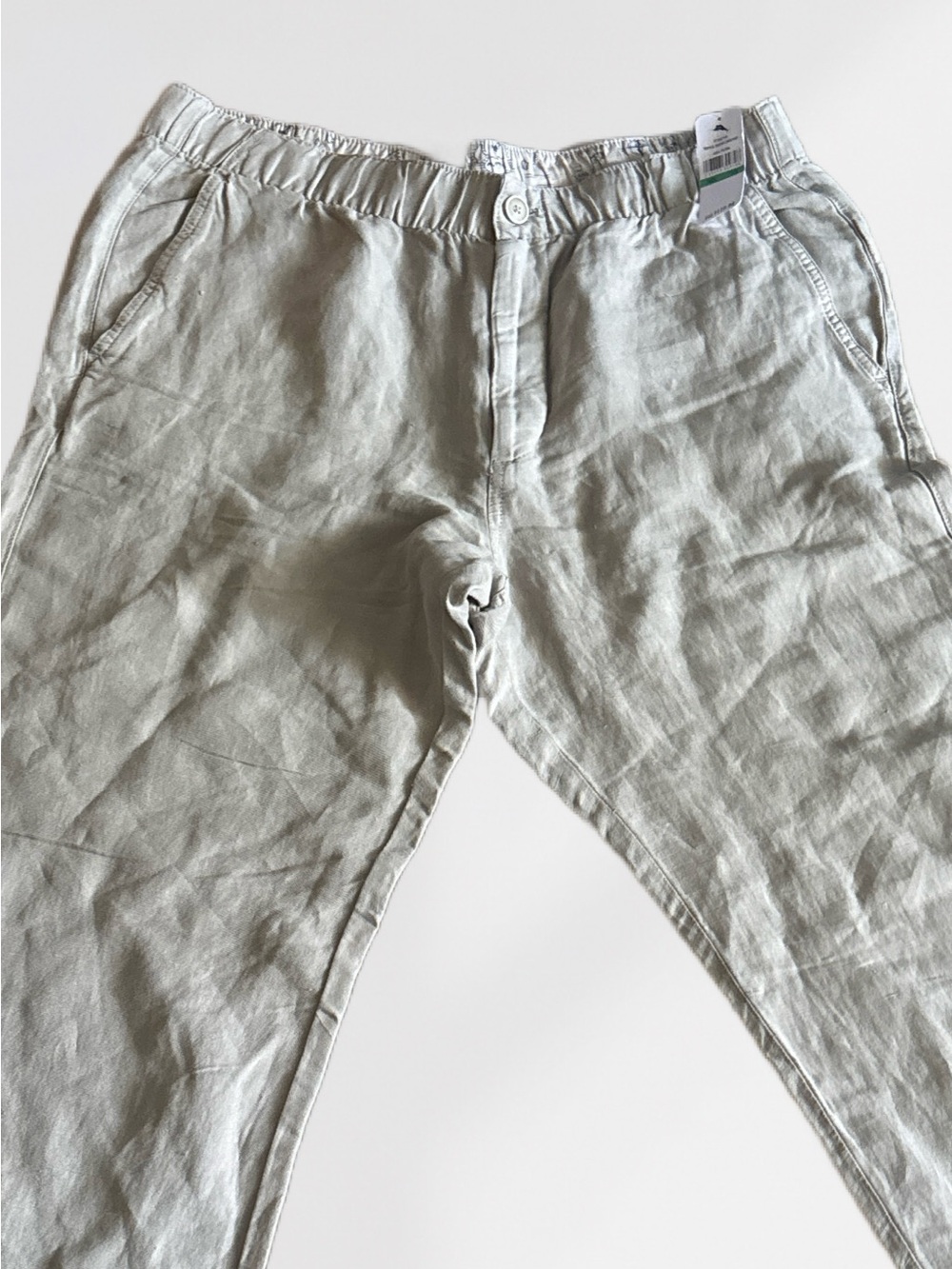 Tommy Bahama Tropical Dream Men's Straight-Leg Pants in Light Beige Size Large - Picture 4 of 5